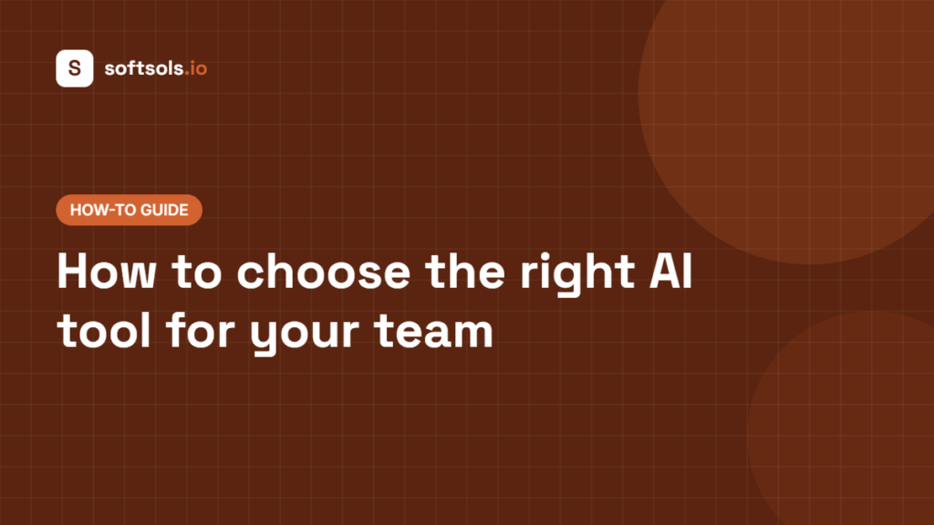 How to choose the right AI tool cover